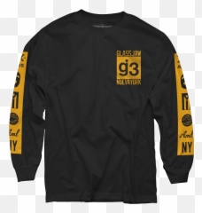 Kkbb Black Gold Mas Logos Long Sleeve T - Kung Fu Kenny Shirt png