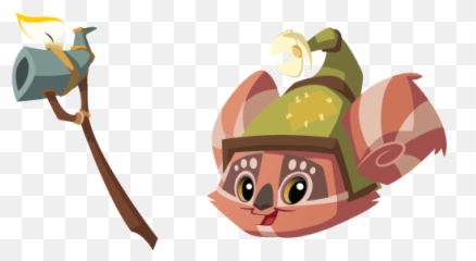 Animal Jam Cosmo And Wooden Staff Cursor U2013 Custom - Cosmo Animal Jam Alphas Png,Transparent Animal Jam