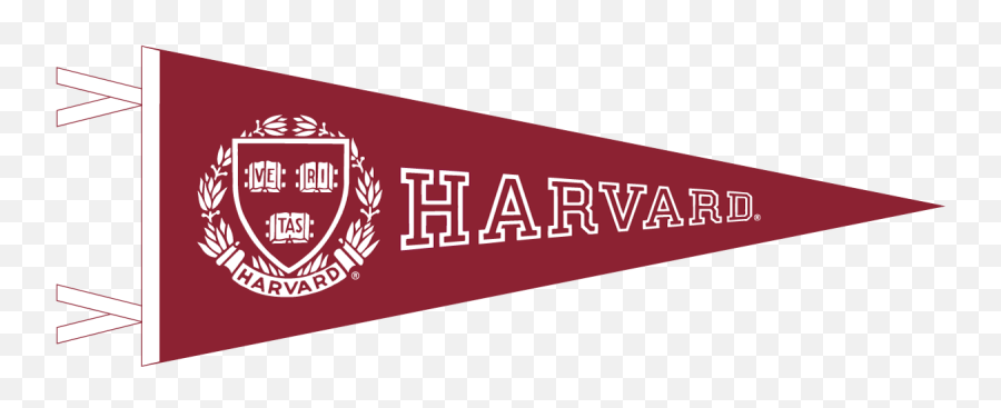 Harvard Pennant With Seal - Aggies Png,Harvard Law School Logo