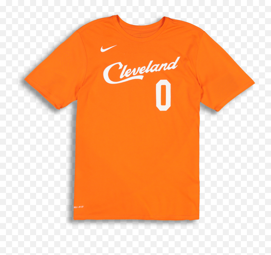 Nike Cleveland Cavaliers Kevin Love 0 City Edition Nba Dri - Fit Tee Orange Cleveland Cvb Png,Kevin Love Png