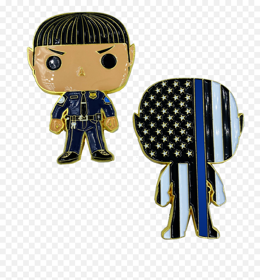 Spock Star Wars Inspired Guy Challenge Coin Not Funko Pop - Fictional Character Png,Spock Png