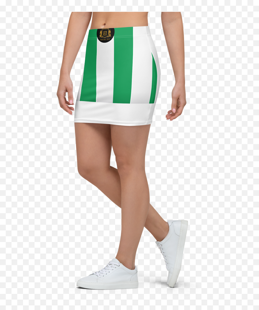 Ei - Nigerian Flag Mini Skirt 2 U2013 Emeka Ike Miniskirt Png,Nigerian Flag Png