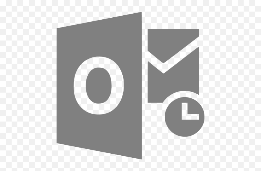 Gray Outlook Icon - Microsoft Outlook Png,Grey Icon