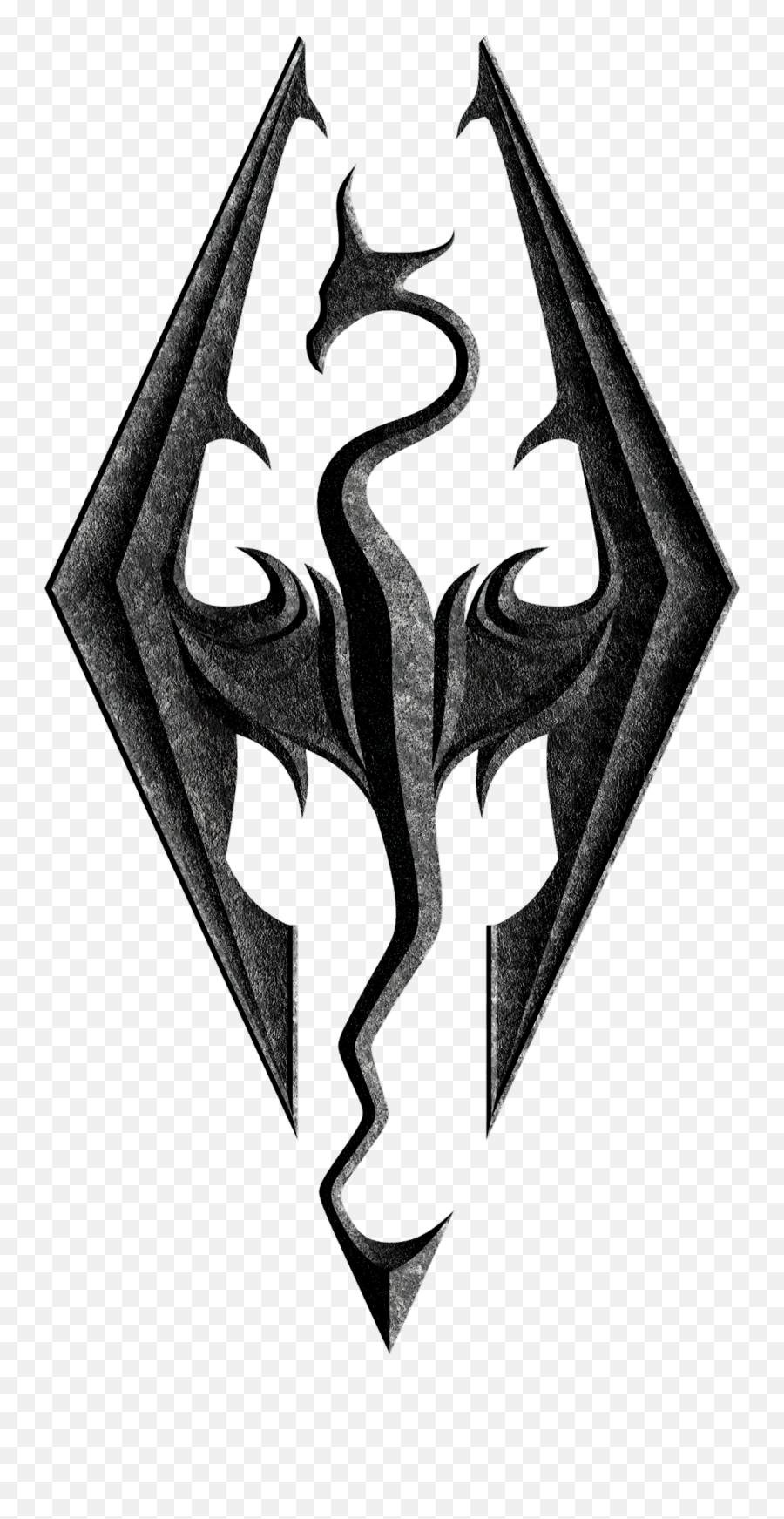 Skyrim Logo - Skyrim Logo Png,Skyrim Dragon Icon