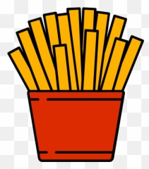 Free Icon French Fries - Fries Silhouette Png