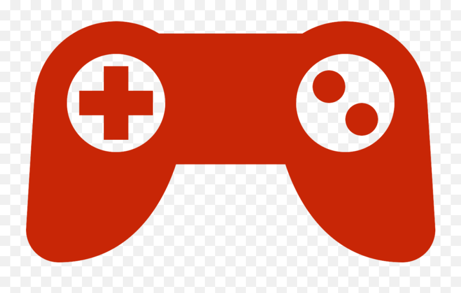 Red Gaming Controller Logo - Video Game Png Clipart,Ps3 Controller Icon