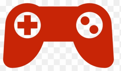 Red Gaming Controller Logo - Video Game Png Clipart