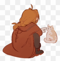 Edward Elric Fullmetal Alchemist - Cat png