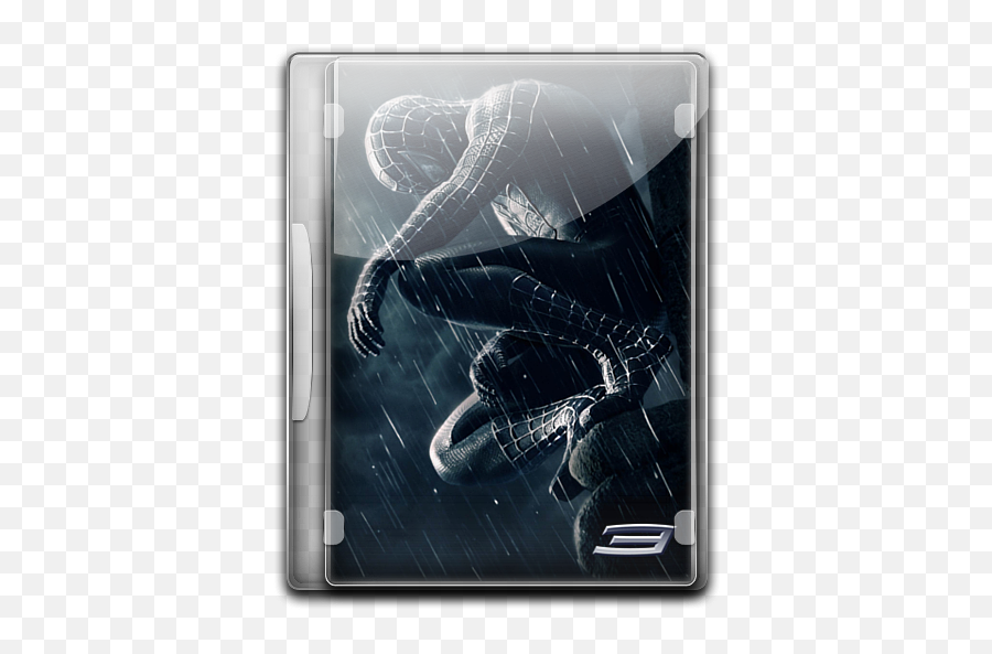 Spiderman 3 Icon English Movies 2 Iconset Danzakuduro - Spiderman 3 Black Suit Spiderman Png,Spider Man Icon Pack