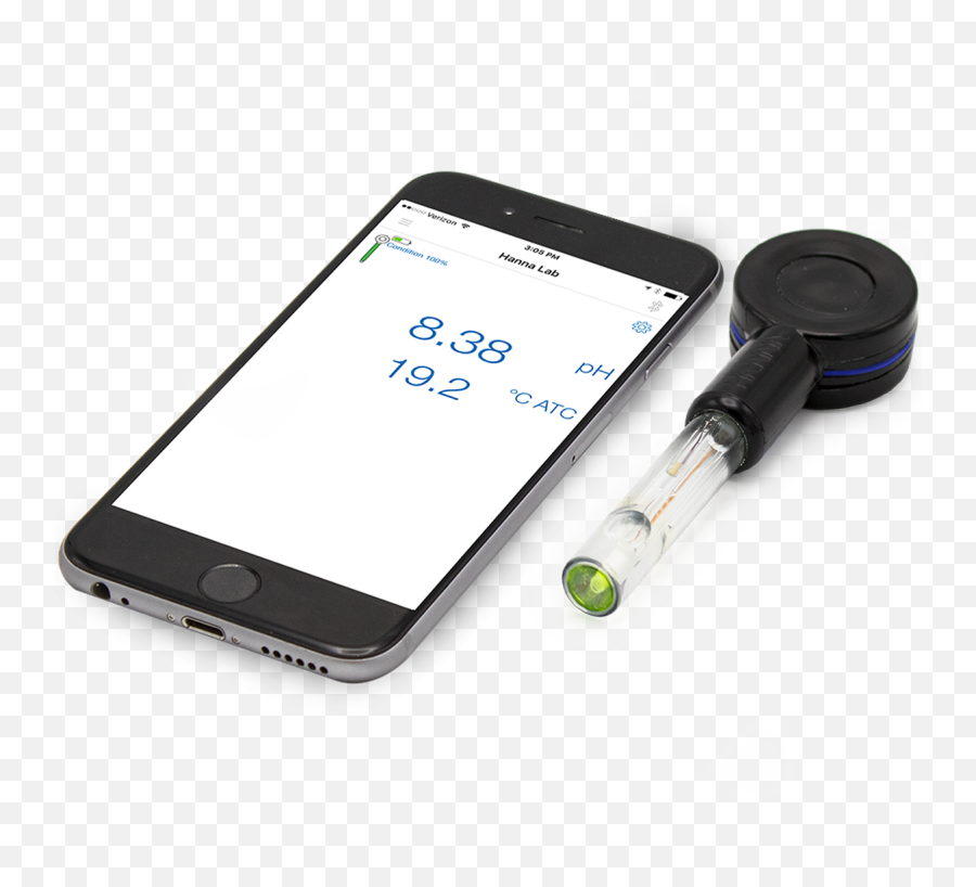 Hi14142 Halo Wireless Ph Meter For Flat Surfaces Probe - Hanna Wireless Ph Meter Png,Icon Skin Iphone 4s