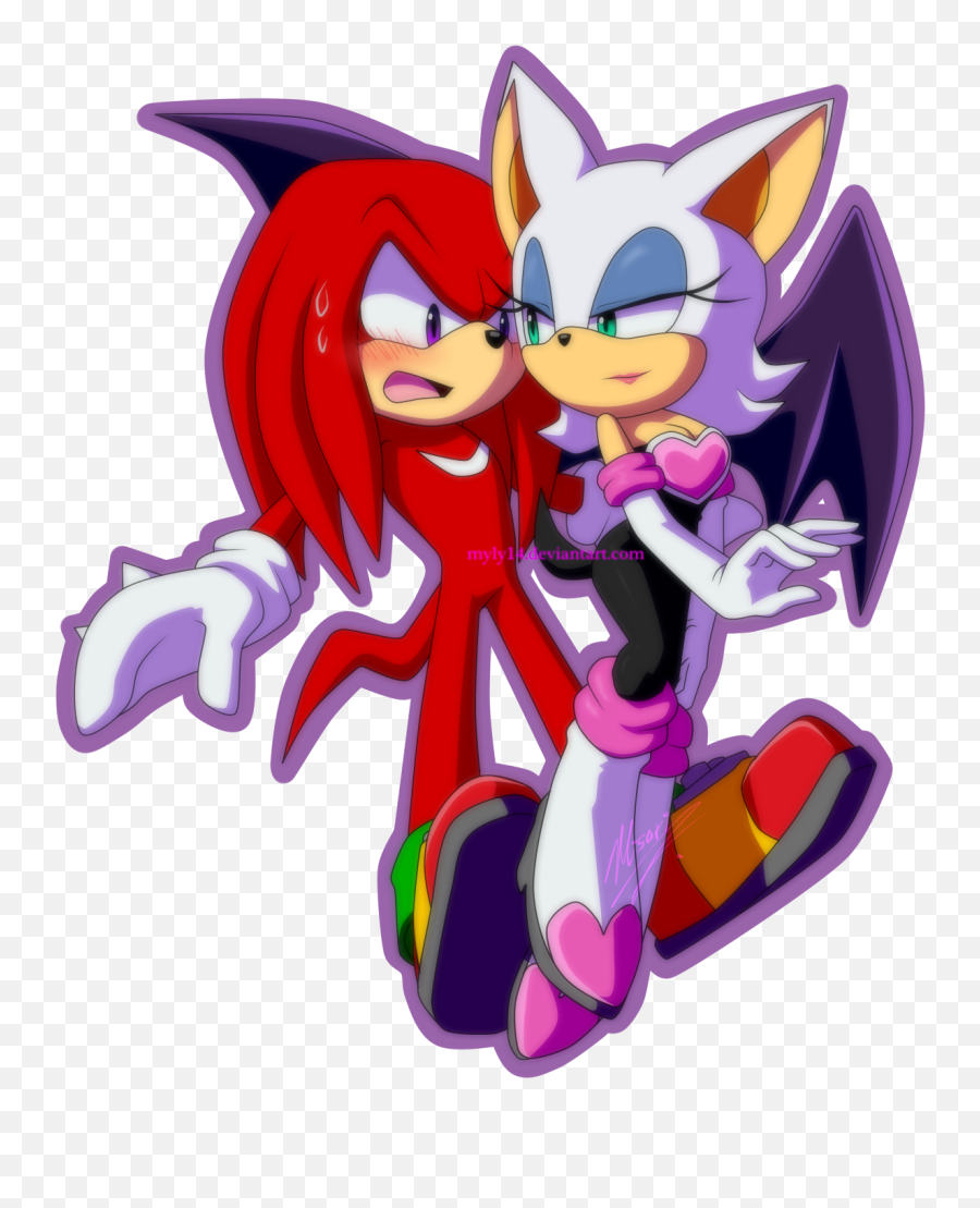 That One Bat And Echidna - Universe Of Sonic Sonic Rouge Png,Knuckles The Echidna Icon