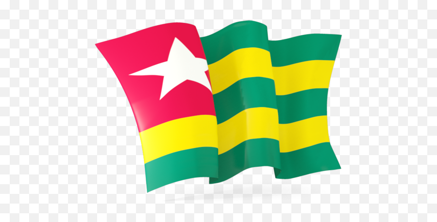 Waving Flag Illustration Of Togo - Costa Rica Flag Waving Png,Waving Flag Icon