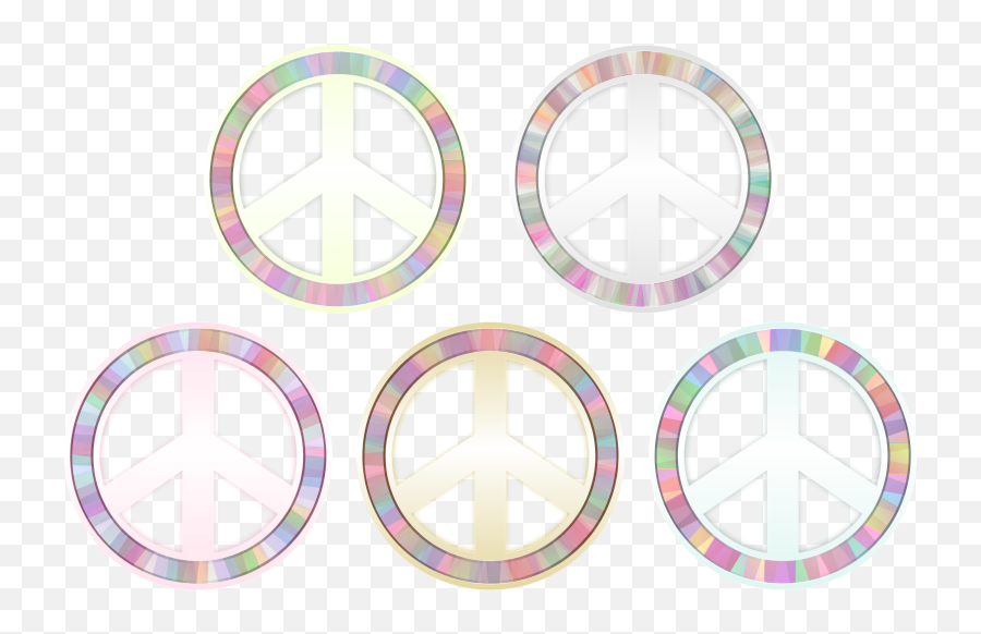 Free Clip Art Peace Symbol - Pastels By Visciousspeed Peace Symbols Png,Peaceful Icon