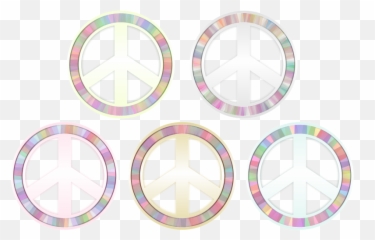 Free Clip Art Peace Symbol - Pastels by VisciousSpeed Symbols png