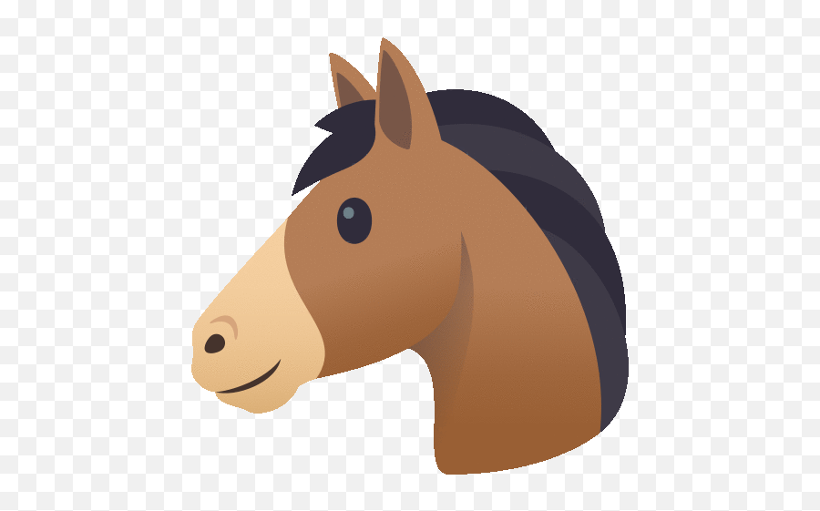 Horse Face Nature Sticker - Horse Face Nature Joypixels Emoji Png,Horse Face Icon