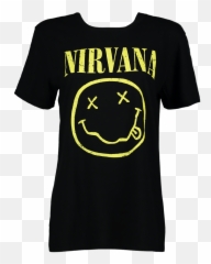 Download Nirvana Official T Shirt - Kurt Cobain Nirvana Logo Png,Nirvana Png