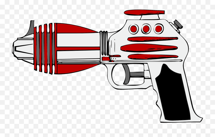 Royalty Free Public Domain Clipart - Toy Gun Clip Art Png,Ray Gun Png