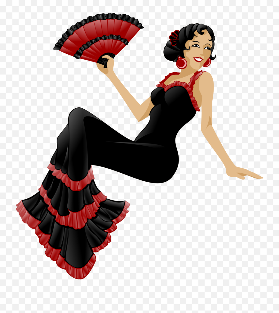 Flamenco Clip Stock Png Files - Spanish Flamenco Dancer Clipart,Dancers Png
