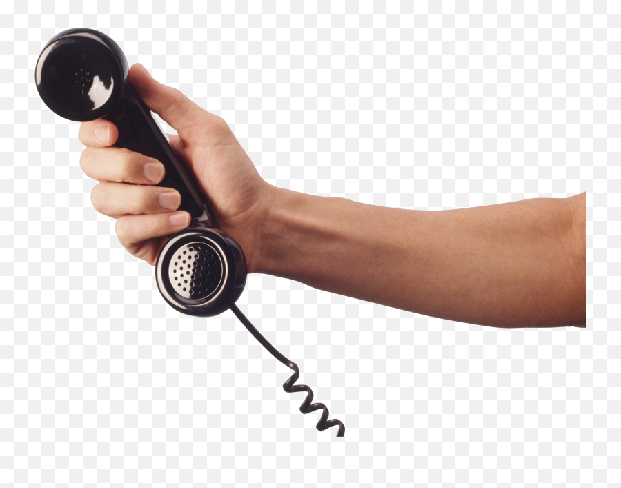 Phone In Hand Png - Hand With Telephone Png,Hand With Phone Png