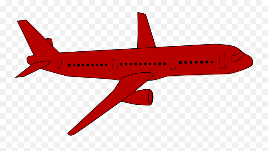 Download Free Png Airplane Jet Plane - Red Aeroplane Clipart,Cartoon Airplane Png