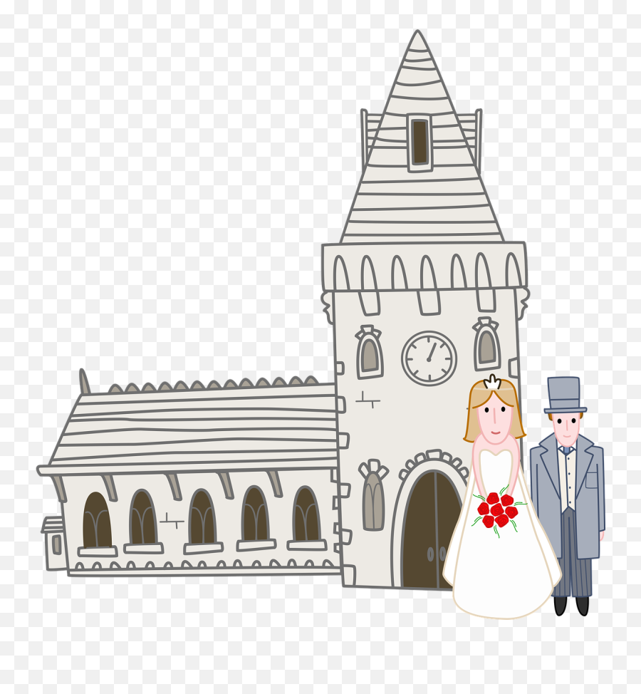 Library Of Fairytale Wedding Image - Church Wedding Clip Art Png,Fairytale Png