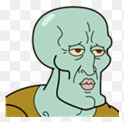 Handsome Squidward Transparent - png