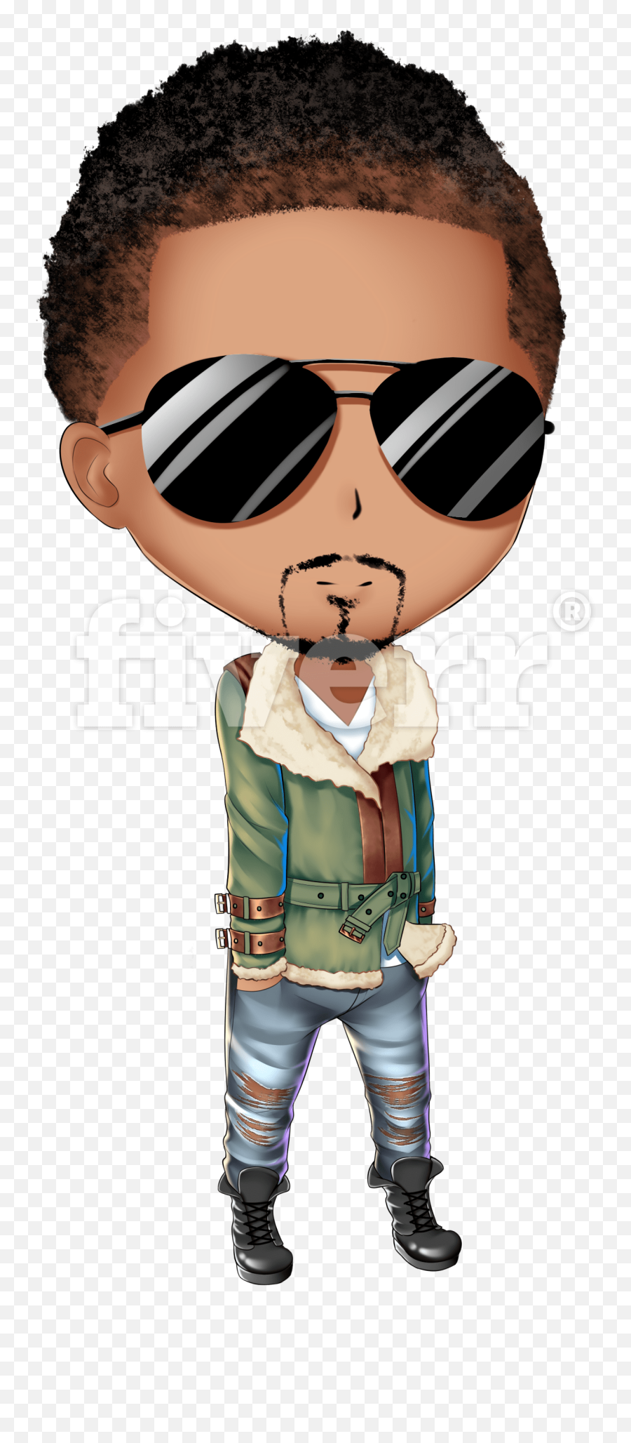 Cute Anime Chibi With Glasses Png - Chibi Boy Sunglasses,Anime Glasses Png