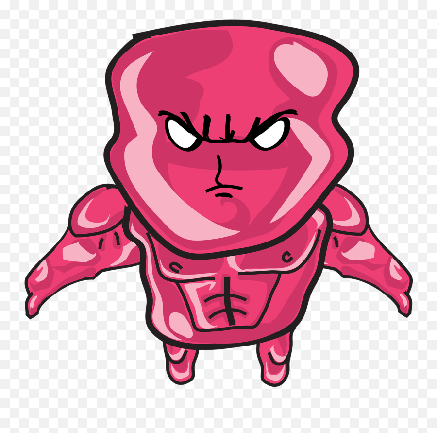 Character Jelly Man - Free Vector Graphic On Pixabay Peanut Butter And Jelly Sandwich In Jello Png,Character Png