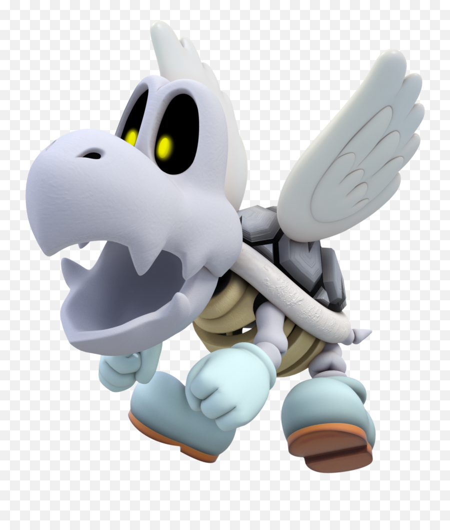 Parabones - Super Mario Wiki The Mario Encyclopedia Dry Bones Mario Png,Koopa Troopa Png