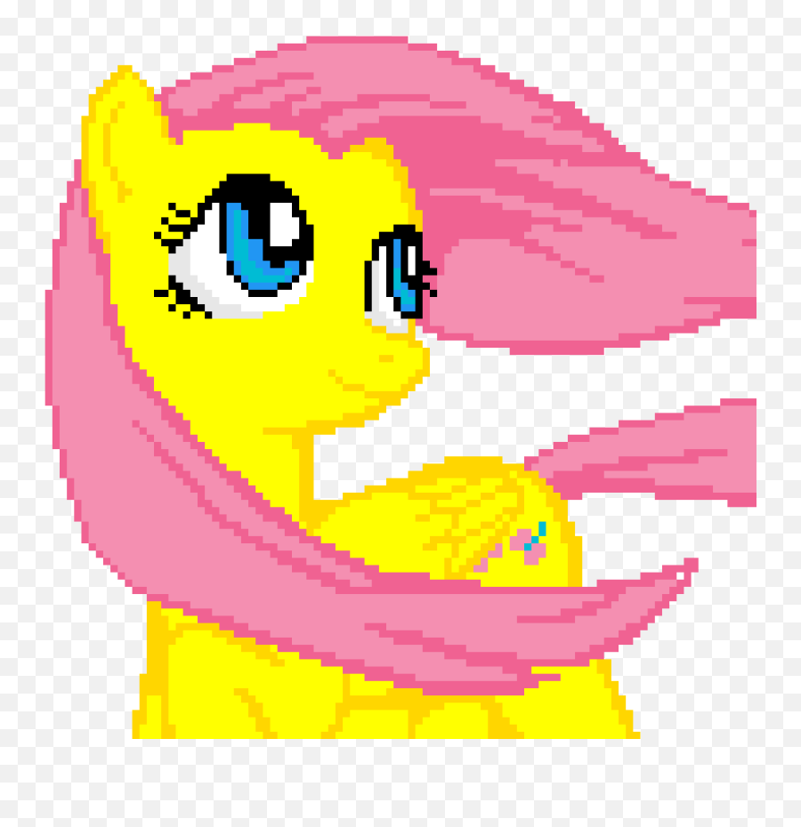 Pixilart - My Little Pony Fluttershy By Ashfeather My Little Pony Pixel Art Png,Fluttershy Png