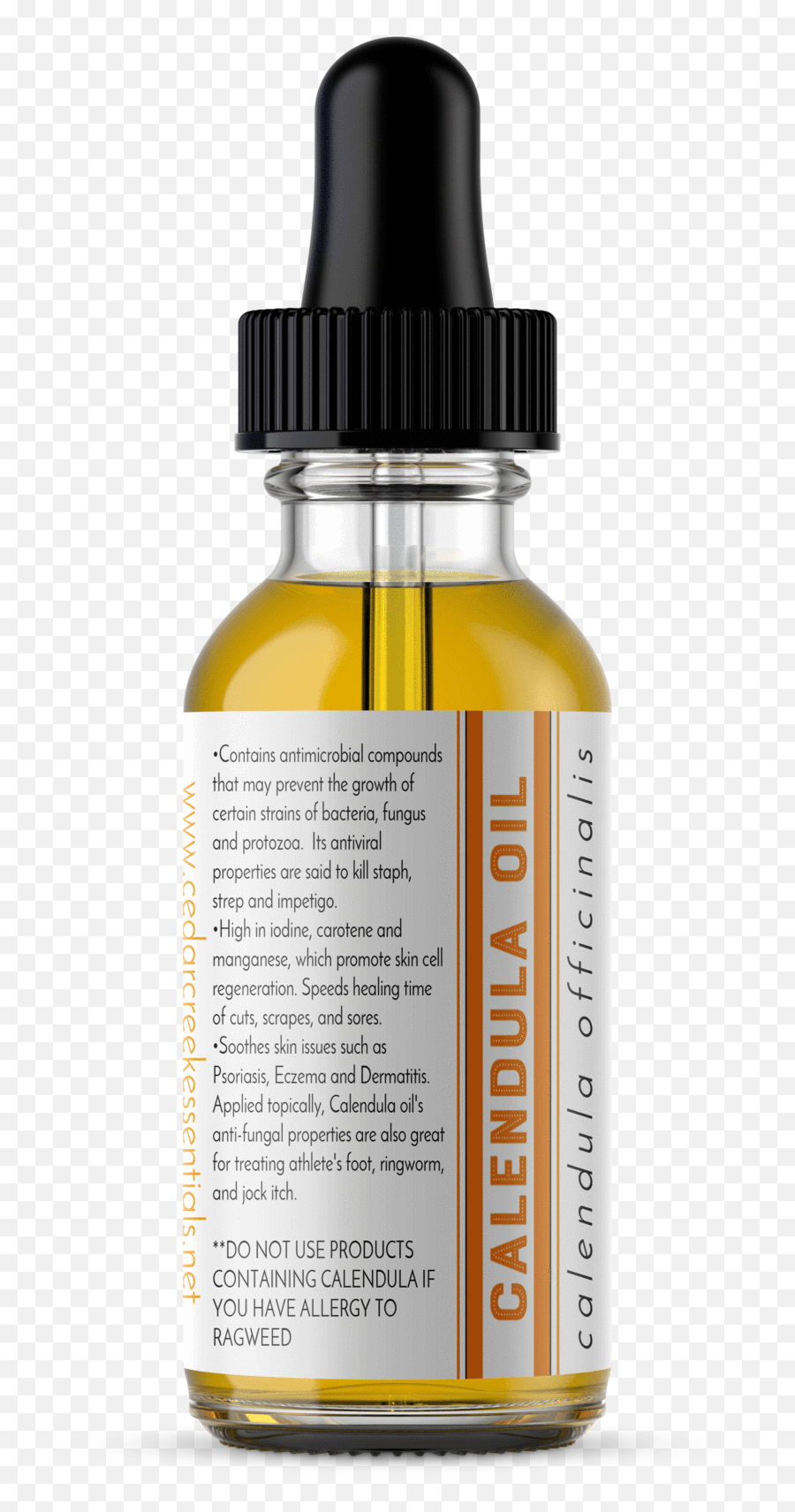 Double Strength Calendula Oil U2013 Cedar Creek Essentials - Cosmetics Png,Bacteria Transparent Background