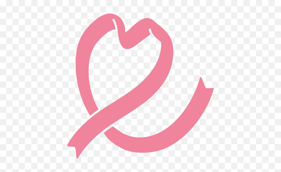 Heart Pink Ribbon Style Illustration - Transparent Png U0026 Svg Clip Art,Pink Ribbon Png