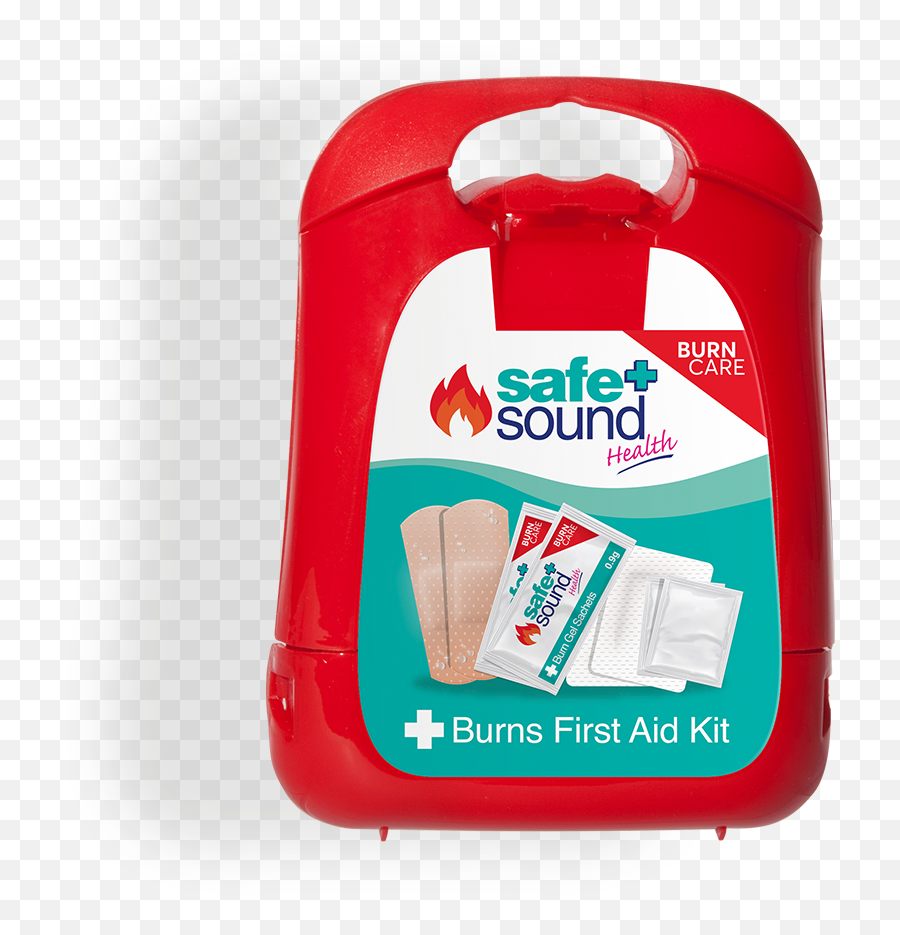 Burns First Aid Kit Emergency Safesound Health - Safe Sound Health Png,First Aid Kit Png