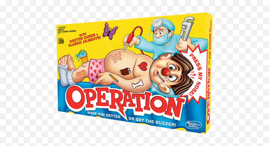 Image Result For Hasbro Games - Operation Game Png,Hasbro Logo