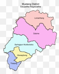 Gaupalikas Of Mustang District - Mustang District Map Png,Mustang Png