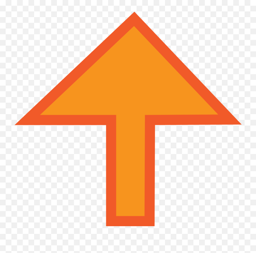 Thick - Sign Png,Orange Arrow Png