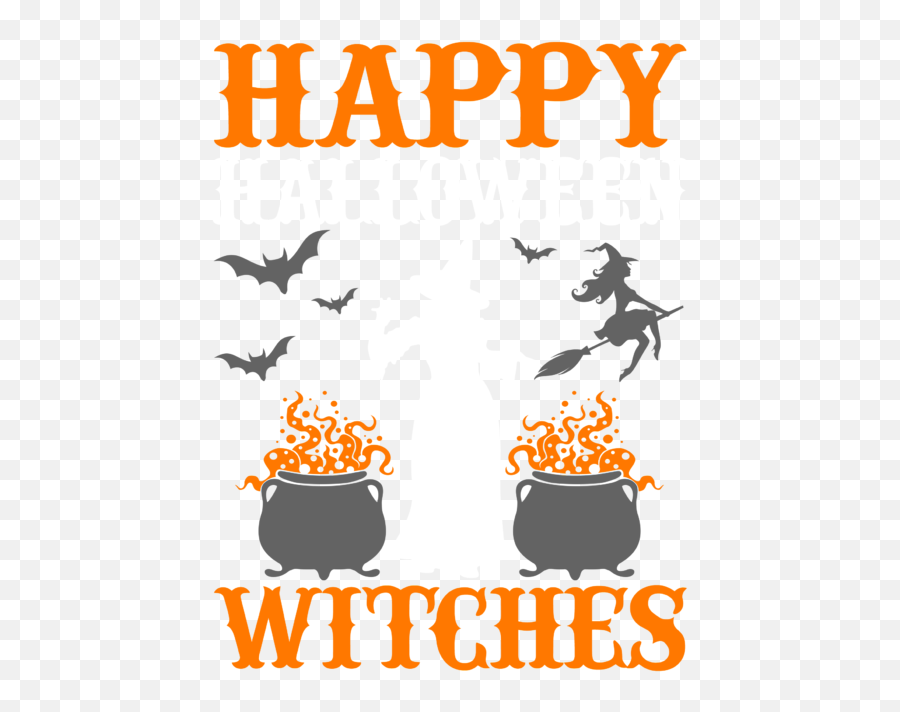 Happy Halloween Witches Throw Pillow Png Transparent
