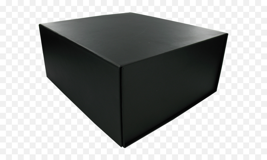 Gift Box Cardboard 200x230x100mm Magnetic Closure Black - Box Png,Cardboard Png