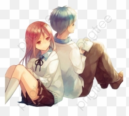 Png Cartoon Couple Clipart - Anime Couples