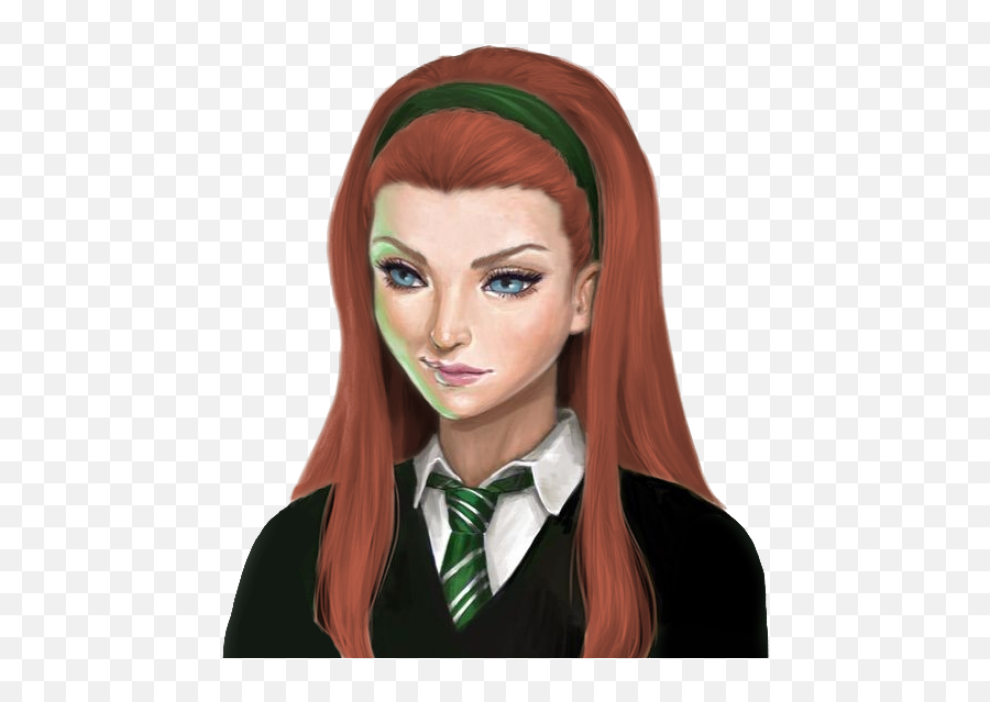 Cait Whitley Slytherin Hogwarts Is Here - Harry Potter Fan Art Genderbend Png,Slytherin Png