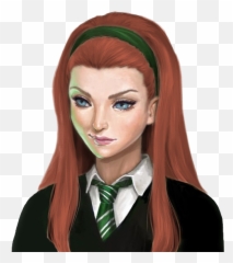 Cait Whitley Slytherin Hogwarts Is Here - Harry Potter Fan Art Genderbend Png,Slytherin Png