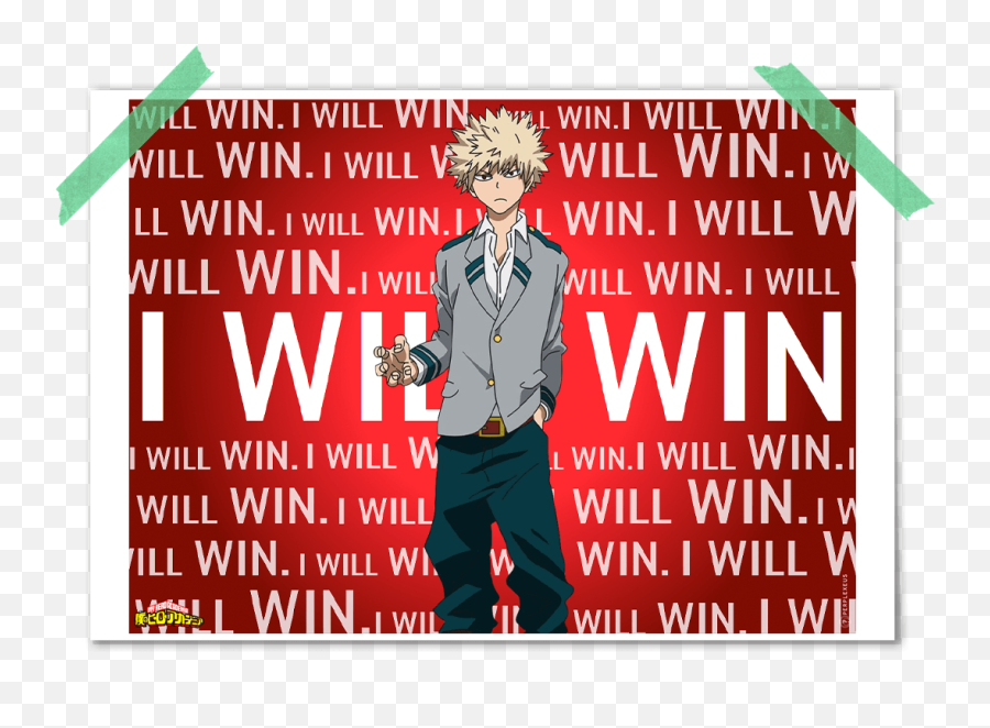 Bakugo Poster - Ua School Uniform Bnha Bakugou Png,Bakugo Png