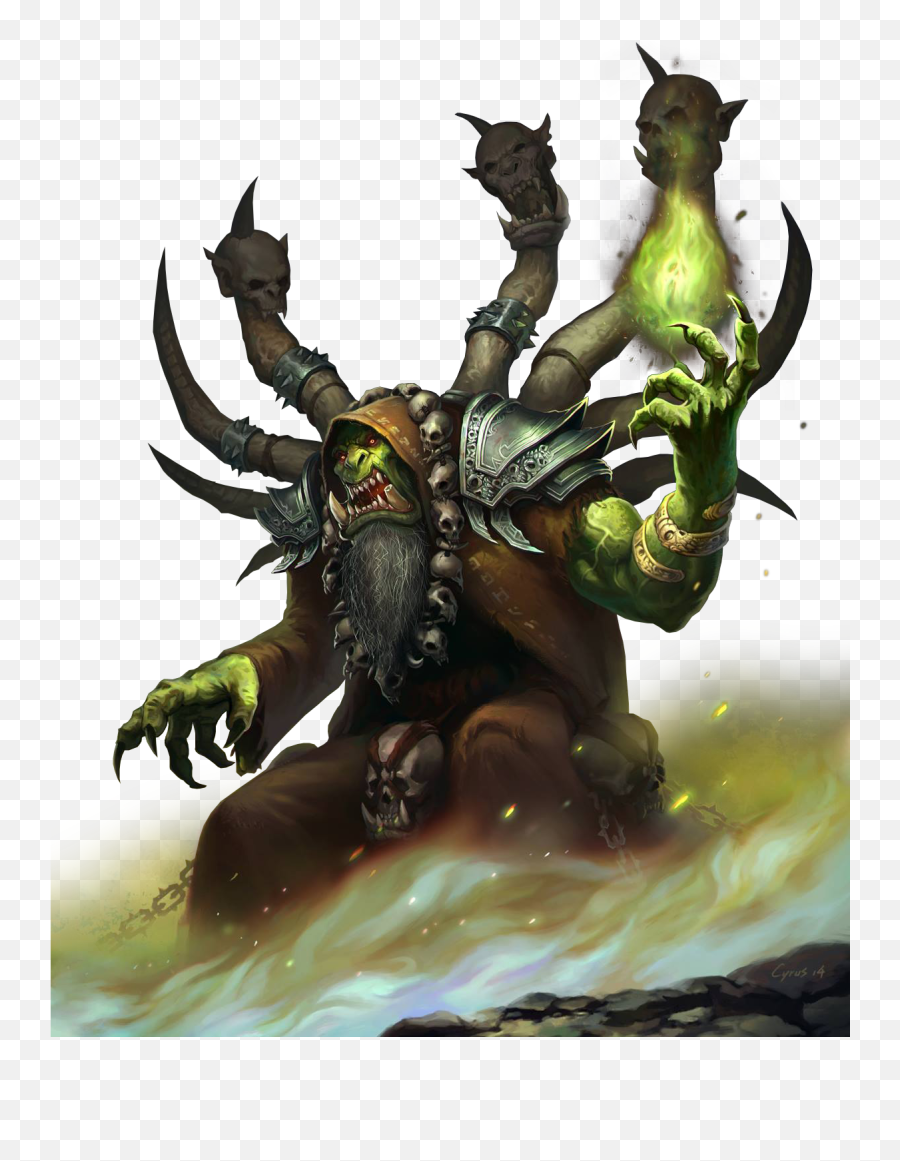 Gulu0027dan The Orc Warlock Goblins Galor 1093311 - Png Dnd 5e Orc Warlock,Orc Png