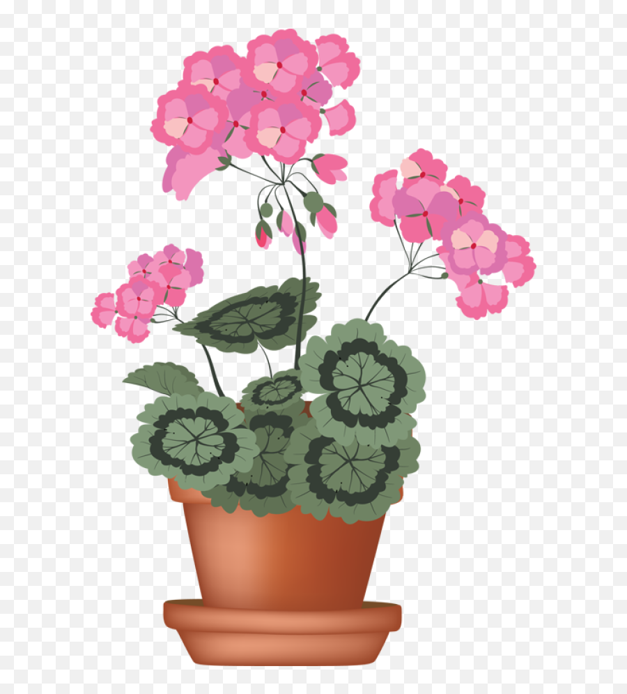 Free Flower Pots Png Download Clip Art - Potted Flower Clip Art,Flower Pot Png