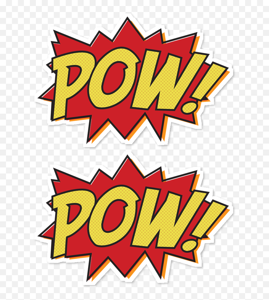 Womens Pow Comic Super Hero Cartoon - Clip Art Png,Pow Png