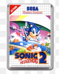 Sonic The Hedgehog 2 Au Sega Master System Game Inspired Fridge Magnet - png
