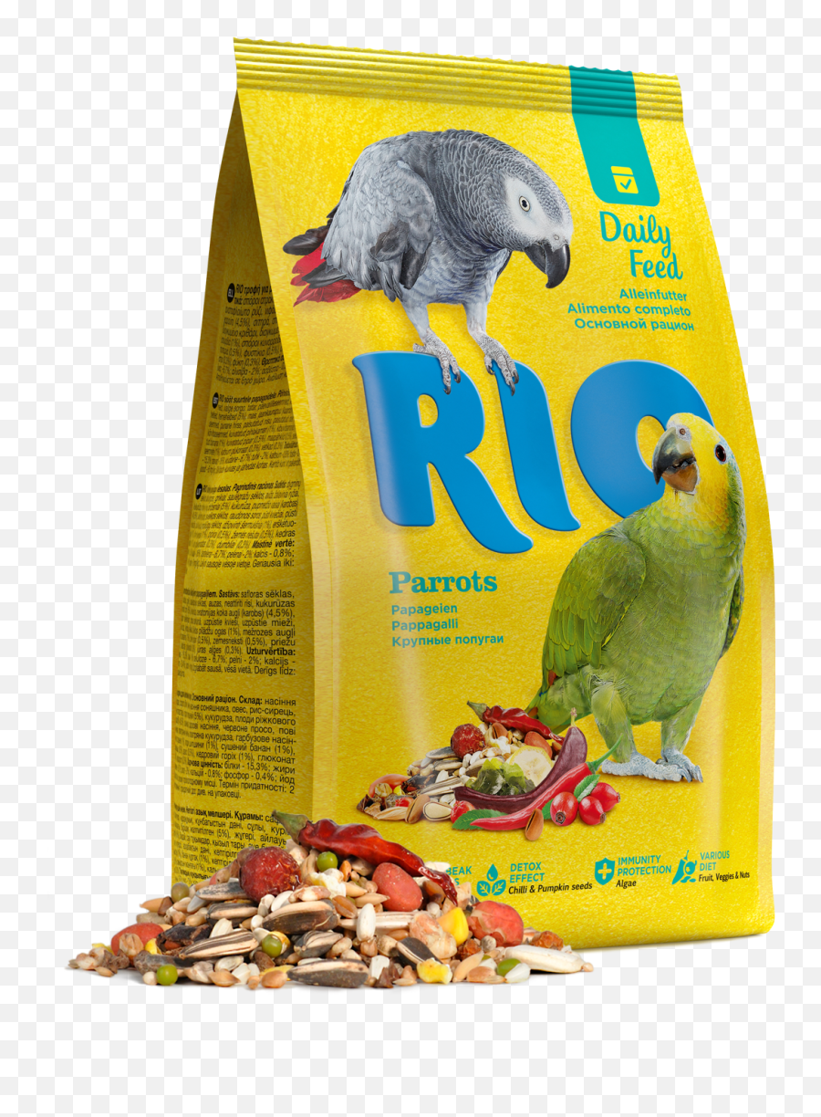 Rio Daily Feed For Parrots - Rio Bird Food Png,Parrot Transparent Rio Daily Feed For Parrots - Rio Bird Food Png,Parrot Transparent