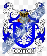 Cotton Family Crest Coat Of Arms And Name History - Cotton Family Crest Png,Cotton Png