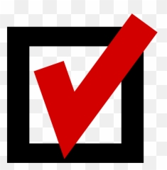 Green Check Mark Clipart - Art Bay Box Icon Png Red