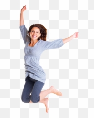 Woman Jumping Png For Free Download - Person